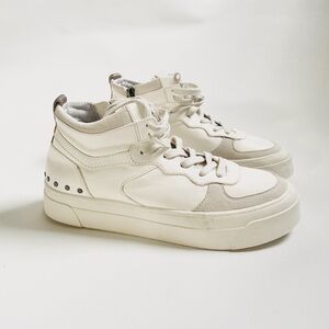 Mizmooz Alyce White leather High-Top Sneakers